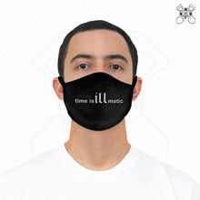 Load image into Gallery viewer, Time is illmatic Face Mask - Black
